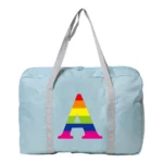 Weekend Bags for Women Travel Bags Carry on Sports Gym Bagworkout Duffel Bag Overnight Shoulder Bag Rainbow Pattern Series 2024 - Image 31