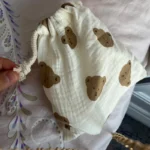 Cotton Prints Baby Bags String Nappy Stackers Caddy Organizer Diaper Pouch Babies Accessories Baby Essentials Diaper Bag - Image 2