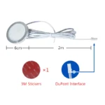 LED Under Cabinet Lamp DC12V Touch Switch Control Dimmable Puck Round 3W 5W Wardrobe Lighting Cabinets Cupboard Lights DIY Set - Image 11