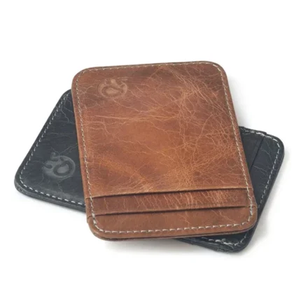 Men's Cardholder Wallet	Luxury Designer Genuine Leather Credit Card Holder Portable Small Purses for Women Cards Case