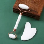 Gua Sha Massage Board for Face Rose Pink Guasha Set Plate Jade Face Massager Scrapers Tools for Face Neck Back Body - Image 13