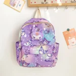 Sanrio Hello Kitty Kuromi Cinnamoroll New Fashion Children's School Bag Cute Large Capacity Kids Backpack College Bag - Image 4
