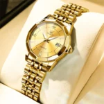OLEVS Elegant Fashion Women's Watches Luxury Brand Original Quartz Watch for Ladies Waterproof Stainless Steel Luminous Date - Image 21