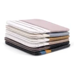 Retro First Layer Genuine Leather Card Bag with 7 Card Slot Super Thin 100% Real Leather Bank Card Holder Coin Purse Sort Wallet - Image 5
