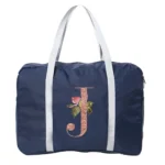 Duffle Bag Travel Storage Bag Set Clothes Tidy Organizer Business Trip Foldable Pouch Unisex Travel Kit Rose Gold Letter Series - Image 21