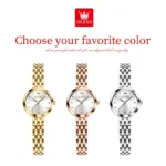 OLEVS 9992 Luxury Women's Watches Elegant Luxury Gold Watch for Women Quartz Waterproof Wristwatches Ladies Relojes Para Mujer - Image 6