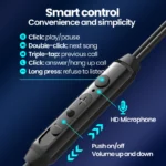 TypeC/3.5mm Wired Headset Gaming Earphones Heavy Bass 3D Surround Stereo USB-C Wired Headphones For Samsung Xiaomi Huawei Phones - Image 6