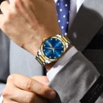 POEDAGAR Top Luxury Watch For Man Date Week Waterproof Luminous Man Wristwatch Quartz Stainless Steel Men's Watches Sports Reloj - Image 6
