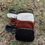 New Metal Buckle Sherpa Belt Bag Women Lamb Cashmere Chest Bag Bum Bag Crossbody  Everywhere Teddy Travel Waist Bag Fanny Pack - Image 6