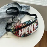 Women Travel Personal Printed Crossbody Bag Mini Cross Body Bags Male One Shoulder Sling Bag Leisure Anti-splash Men's Chest Bag - Image 6