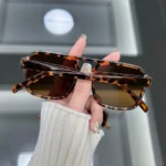 Vintage Square Sunglasses Women Brand Designer Retro Leopard Sun Glasses Female Shades Mirror Fashion Outdoor Oculos De Sol - Image 2