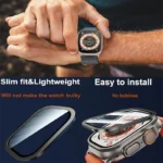 Aluminium Alloy Case+Tempered Glass for Apple Watch Ultra 2 49mm Anti-Scratch Screen Protector for iWatch Ultra 49mm Cover Film - Image 6