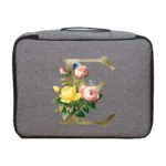 Handbags Documents Luggage Organizer Men Outdoor Travel Credentials Storage Bag Women Golden Flower Print Waterproof Briefcase - Image 30