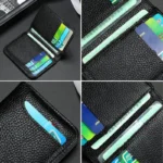 New Portable Super Slim Soft Wallet PU Leather Mini Credit Card Wallet Purse Card Holders Men Wallet Thin Small Short Wallets - Image 3