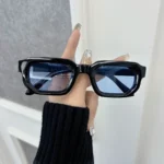 Luxurious Rectangle Sunglasses Women Men Fashion Brand Designer Casual Sun Glasses Female Male Plastic Outdoor Eyewear - Image 9