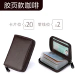 20 Detents Cards Holders PU Business Bank Credit Bus ID Card Holder Cover Coin Pouch Anti Demagnetization Wallets Bag Organizer - Image 7