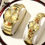 OPK 8105 Couple Quartz Watch Classic Fashion Waterproof Glow Tungsten Steel Band Luxury Date Week Men's and Women's Couple Watch - Image 17