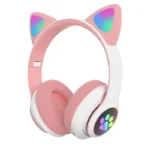 JST-28 Wireless Headphones Cat Ears Bluetooth Earphones Stereo Music Earbuds Bluetooth Sports Gaming Headset with Mic for Phones - Image 10
