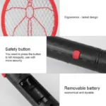 Swatter Racket Fly Swatter Trap Battery Power Pest Control Handheld Bug Insect Fly Home Accessories Tools Mosquitos Killer - Image 4