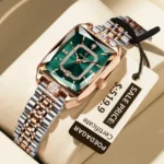 POEDAGAR Luxury Watch For Woman Elegant Waterproof Calendar Ladies Watch Rectangle Stainless Steel Quartz Women's Watches Female - Image 7