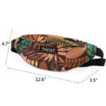 TINYAT Print Leaf Travel Waist Bag for Men and Women Fashion Casual Shoulder Bag Man Belt Pouch Female Banana Fanny Bag - Image 10