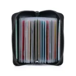 Mini 20 Card Wallet Men Women Small PU Leather Wallet Business Case Purse Holder RFID Blocking Carteira Masculina Porte Carte - Image 2