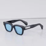 Fellini Sunglasses for Male Classic High Street Square Black Sun Glasses 2025 Trendy Retro 8.0MM Thick Acetate Solar Glasses