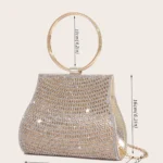 Women's Diamond Handbags Rhinestones Evening Bags Bridal Stones Clutch Purse Lady Clutches Bags Party Wedding Evening Bag Female - Image 5