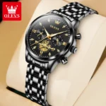 OLEVS Top Luxury Brand Quartz Couple Watch Waterproof Watch Lover Gift Nightglow Classic Date Week Clock His or Her Set Watch - Image 11