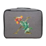 Handbags Documents Luggage Organizer Men Outdoor Travel Credentials Storage Bag Women Golden Flower Print Waterproof Briefcase - Image 7