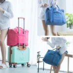 Foldable Travel Duffel Bag Lightweight Travel Bag for Women and Men Tote Carry On Luggage Bag Weekender Overnight Bag - Image 2