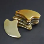 마사지 Natural White YakOx Horn Gua Sha for Face Scraper Tendon Stick Facial Massage Beauty Health Relax Eye Face Neck Back Body - Image 3