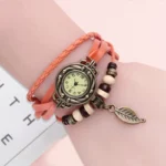 High Quality Women Genuine Leather Vintage Quartz Dress Watch Bracelet Wristwatches Watch Women Luxury Watch - Image 16