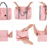 Travel Bags Luggage Weekend Overnight Bag Large Capacity Bags Whitemarble Pattern Series Duffle Storage Bag Closet Organizer - Image 5