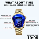 Binbond Top Luxury Brand Trend Cool Men's Wrist Watch Stainless Steel Technology Fashion Quartz Watch For Men JiChe01 - Image 3