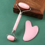 Gua Sha Massage Board for Face Rose Pink Guasha Set Plate Jade Face Massager Scrapers Tools for Face Neck Back Body - Image 6