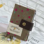 Rural Style Ladies Card Purse Floral Id Credit Card Holder Women Canvas Purse Wallet Pocket Case Mini Slim Card Holders - Image 6