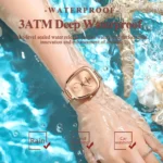 POEDAGAR Luxury Woman Watch Waterproof Stainless Steel Ladies Watch Fashion Quartz Women's Watches Elegant Simple Female Clock - Image 3