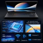 Brand Tablets Intel Core i7-1220p N100 2 in 1 16inch 32GB RAM 4TB SSD Touchscreens HD Camera Window 11 Portable Gaming Laptop PC - Image 2