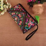 Luxury Design Flowers Clutches Pouch Fashion Women Wallet Wrist Handbag Lady Vintage Envelope Phone Purse Card Holders Pocket - Image 7
