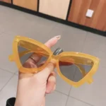 Fashion Cat Eye Sunglass Trendy Female Eyewear Luxury Irregular Frame Popular Women Travelling Sun Glasses Ultraviolet-proof - Image 7