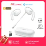 Wireless Headphones Bluetooth 5.3 Air Conduction Earphones With Boom Mic Dual Connect Open-ear Earbuds HyperBass Sports Headset