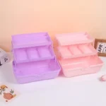 Multi-Layer Jewelry Storage Box Cosmetic Tool Organizer Children's Hair Accessory Desktop Handmade Crafts Sorting Box - Image 4