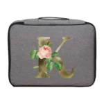 Handbags Documents Luggage Organizer Men Outdoor Travel Credentials Storage Bag Women Golden Flower Print Waterproof Briefcase - Image 12