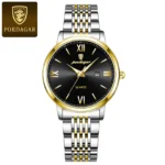 POEDAGAR Ladies Wristwatch Luxury Waterproof Luminous Date Gold Watch For Women Dress Stainless Steel Quartz Women's Watches+Box - Image 9