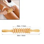 Wood Massage Tools Wooden Therapy Tools Massage Roller Lymphatic Drainage Health Care for Leg Back Arm Body Muscle Pain Relief - Image 13