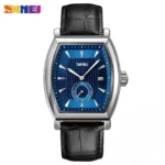 SKMEI 9306 Fashion Quartz Mens Watches Luxury Leather Date Calendar Waterproof Sport Men Wristwatches Clock  Relojes Para Hombre - Image 9