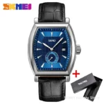 SKMEI 9306 Fashion Quartz Mens Watches Luxury Leather Date Calendar Waterproof Sport Men Wristwatches Clock  Relojes Para Hombre - Image 16
