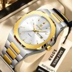 POEDAGAR Top Luxury Men Clock Waterproof Luminous Calendar Week Man Wristwatch Sports Stainless Steel Quartz Men's Watches Reloj - Image 11