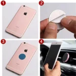 1/3/5PCS Metal Plate for Magnetic Car Phone Holder Self-adhesive Iron Sheet Sticker Magnet Mobile Phone Stand Mount For iPhone - Image 6